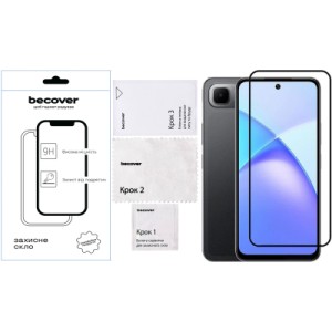 Стекло защитное BeCover Infinix Smart 10 Plus (X6725B) Black (713726)