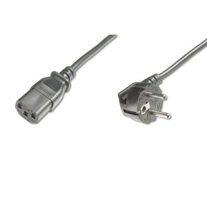 Кабель питания C13 0.75m 0.75mm black Digitus (AK-440109-008-S)