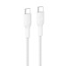 Дата кабель USB-C to USB-C 1.0m 240W white Belkin (CAB025HQ1MWH)