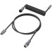 Дата кабель USB 2.0 AM to USB-C 1.37m coiled gray HyperX (6J678AA)