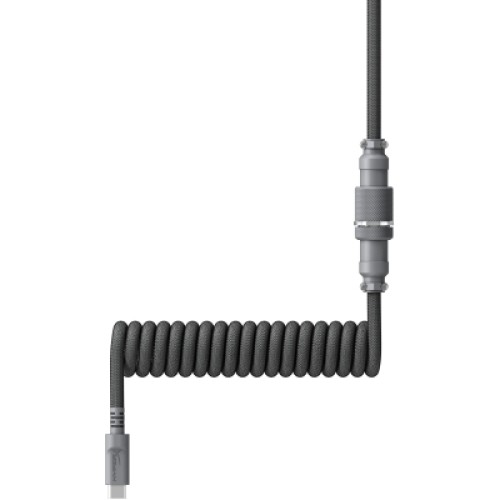 Дата кабель USB 2.0 AM to USB-C 1.37m coiled gray HyperX (6J678AA)