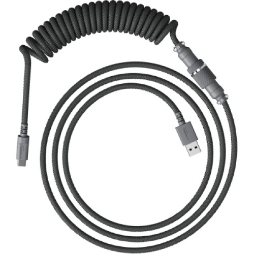 Дата кабель USB 2.0 AM to USB-C 1.37m coiled gray HyperX (6J678AA)