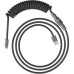 Дата кабель USB 2.0 AM to USB-C 1.37m coiled gray HyperX (6J678AA)