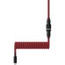Дата кабель USB 2.0 AM to USB-C 1.37m coiled black HyperX (6J677AA)