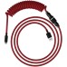 Дата кабель USB 2.0 AM to USB-C 1.37m coiled black HyperX (6J677AA)