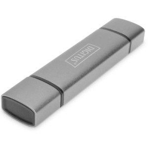 Считыватель флеш-карт Digitus USB-C/USB 3.0 SD/MicroSD (DA-70886)