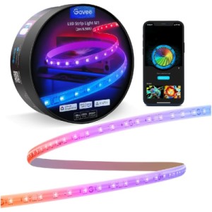 Світлодіодна стрічка Govee H100E LED Compatible extension of H61E1, 1.0m, RGBIC , WI-FI/Bluetooth, white (H100E0D1)