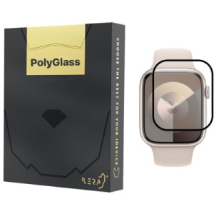 Стекло защитное iLera PolyGlass 2.5D Apple Watch 7 41 mm Black (ILAWPG03)