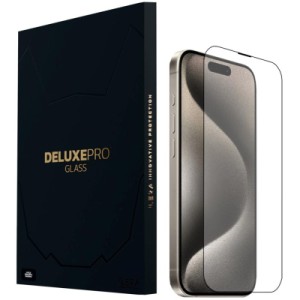 Скло захисне iLera DeLuxe Original Glass iPhone 15 Pro Max (ILFCDL15PRMX)