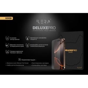 Скло захисне iLera DeLuxe Original Glass iPhone 16 | 15 (ILFCDL16)