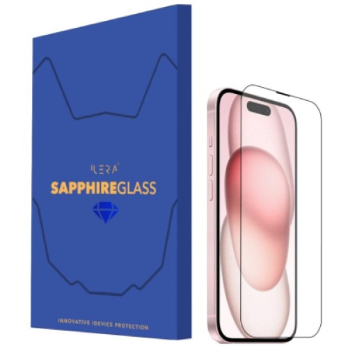 Стекло защитное iLera Sapphire Ultra + Glass iPhone 15 (ILSPDL15)