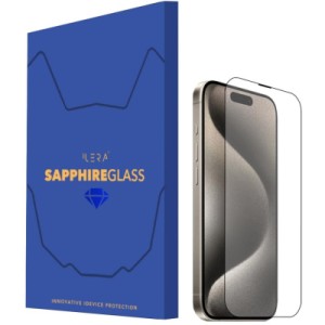 Стекло защитное iLera Sapphire Ultra + Glass iPhone 15 Pro (ILSPDL15PR)