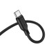 Кабель мультимедийный USB-C to 3.5mm M 1.0m silicone black BOROFONE (6941991101069)