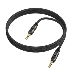 Кабель мультимедийный 3.5mm M to 3.5mm M 1.0m black BOROFONE (6941991117725)