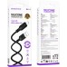 Дата кабель USB 2.0 AM to USB-C 1.0m 60W silicone black BOROFONE (6941991115455)