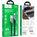 Дата кабель USB 2.0 AM to USB-C 1.2m 5A nylon black HOCO (6942007605007)