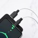 Дата кабель USB 2.0 AM to USB-C 1.0m 3A silicone black+white HOCO (6931474711915)