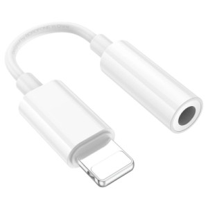 Переходник Lightning to 3.5mm F white BOROFONE (6941991111143)
