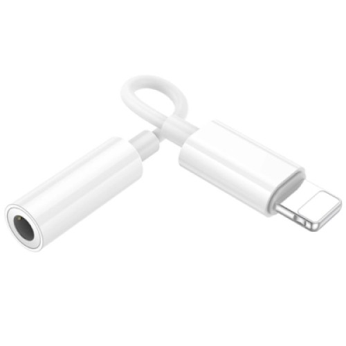 Переходник Lightning to 3.5mm F white BOROFONE (6941991111143)