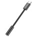Переходник USB-C to 3.5mm F 0.10m black BOROFONE (6974443385069)