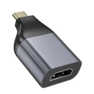 Перехідник USB-C to HDMI F gray HOCO (6942007645584)