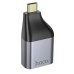 Переходник USB-C to HDMI F gray HOCO (6942007645584)