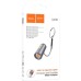Переходник USB-C to cigarette lighter adapter Gray HOCO (6942007647694)