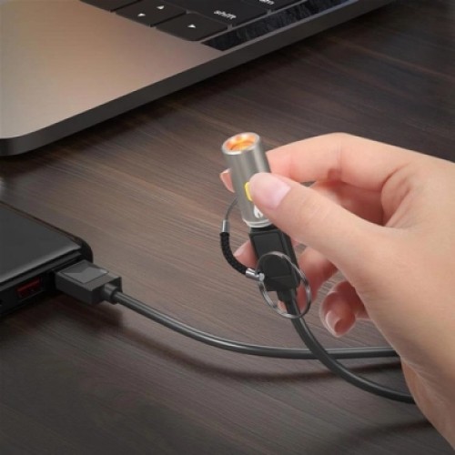 Переходник USB-C to cigarette lighter adapter Gray HOCO (6942007647694)