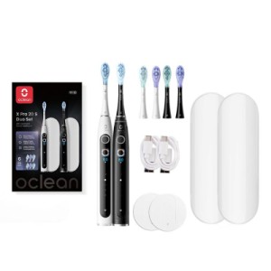 Электрическая зубная щетка Oclean X Pro 20 S Duo Set White+Black (6970810556919)