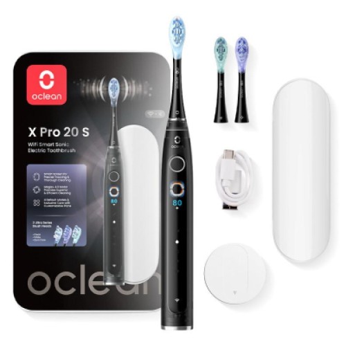 Электрическая зубная щетка Oclean X Pro 20 Set Electric Toothbrush Black (6970810556964)