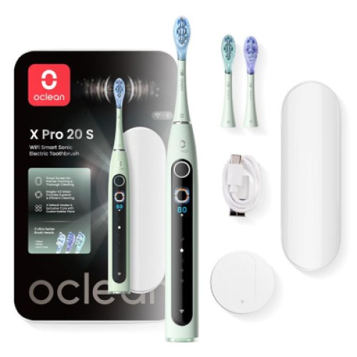 Электрическая зубная щетка Oclean X Pro 20 Set Electric Toothbrush Green (6970810556933)