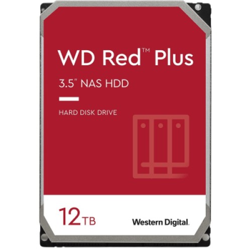 Жесткий диск 3.5" 12TB Red Plus WD (WD120EFGX)
