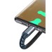 Дата кабель USB 2.0 AM to Lightning + Micro 5P + USB-C 1.2m 100W nylon black XoKo (SC-3100)