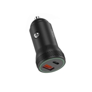 Зарядное устройство XO 1xUSB QC3.0 + 1xUSB-C PD18W black (CC33-BK)