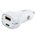 Зарядное устройство XO 1xUSB QC3.0 + 1xUSB-C PD20W white (CC37-WH)