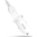Зарядное устройство XO 2xUSB 2.1A + cable USB to Lightning white (TZ08-L-WH)