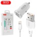 Зарядное устройство XO 2xUSB 2.1A + cable USB to Lightning white (TZ08-L-WH)