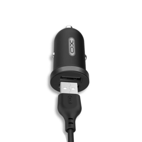 Зарядное устройство XO 2xUSB 2.1A + cable USB to Micro 5P black (TZ08-M-BK)