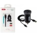 Зарядное устройство XO 2xUSB 2.1A + cable USB to Micro 5P black (TZ08-M-BK)
