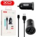Зарядное устройство XO 2xUSB 2.1A + cable USB to Micro 5P black (TZ08-M-BK)