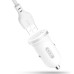 Зарядное устройство XO 2xUSB 2.1A + cable USB to Micro 5P white (TZ08-M-WH)