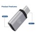 Переходник Lightning F to USB-C M gray XoKo (XK-AC-027)