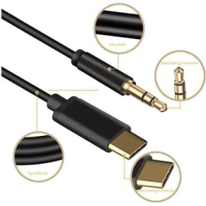 Кабель мультимедийный USB-C to 3.5mm M 1.0m black XoKo (AUX-002-BK)