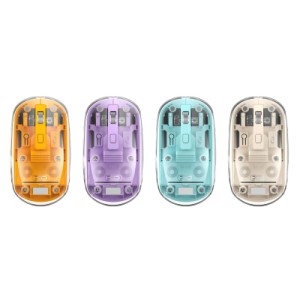 Мишка XO M12 Wireless Transparent/White (M12 White)