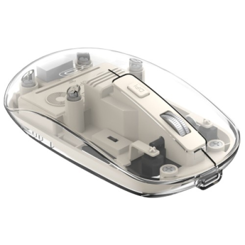 Мышка XO M12 Wireless Transparent/White (M12 White)