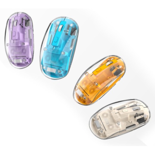 Мышка XO M12 Wireless Transparent/Blue (M12 Blue)