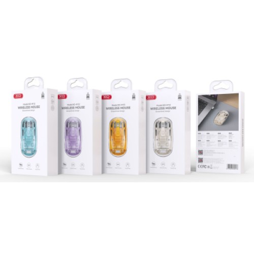 Мышка XO M12 Wireless Transparent/Blue (M12 Blue)