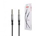 Кабель мультимедийный 3.5mm M to 3.5mm M 1.0m black XO (XO-NB121)