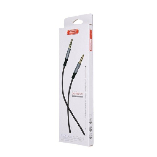 Кабель мультимедийный 3.5mm M to 3.5mm M 1.0m black XO (XO-NB121)