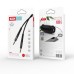 Кабель мультимедийный 3.5mm M to 3.5mm M 1.0m black XO (NBR175A-BK)